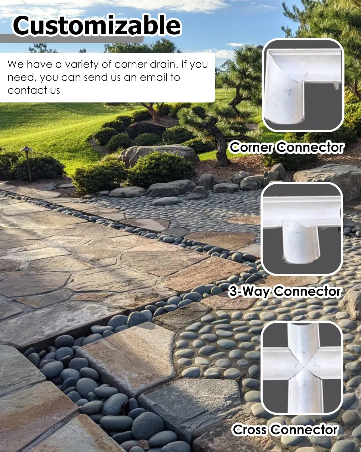 Amazon.com: ENHEN Cubierta de rejilla de drenaje en forma de U